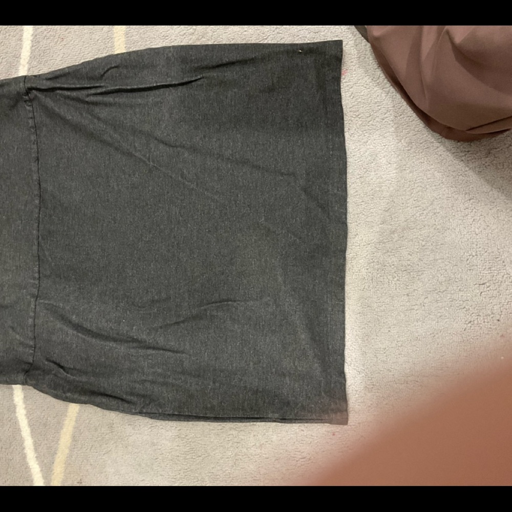 Eileen Fisher A line charcoal gray skirt